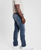 Guess Men's Finnley Medium Wash Tapered Jeans