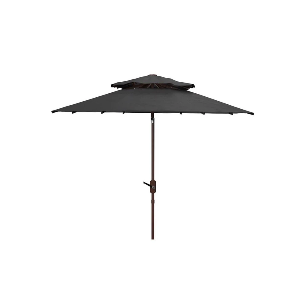 Safavieh Lorenia 9Ft Double Top Market Umbrella