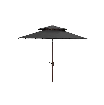 Safavieh Lorenia 9Ft Double Top Market Umbrella