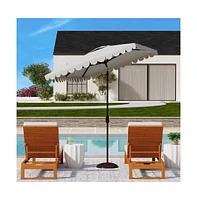 Safavieh Venice 6.5 X 10 Ft Rect Crank Umbrella