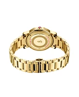 Jbw Women's Olympia Platinum Series Diamond (2 1/2 ct. t.w.) 18K Gold-Plated Stainless Steel Watch, 38Mm