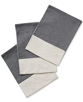 Hedley & Bennett Cotton Colorblocked Chef Towels, Set of 3