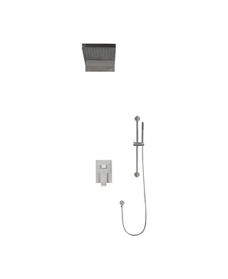 Simplie Fun Bathroom Wall Mounted Shower Faucet Set