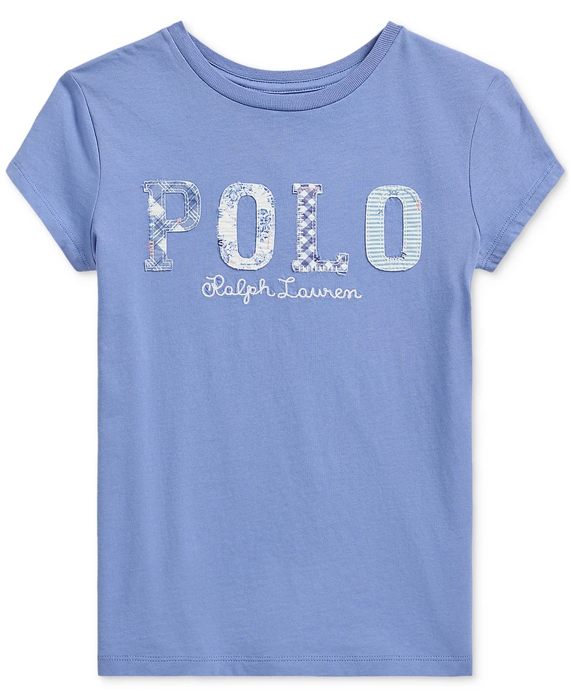 Polo Ralph Lauren Toddler & Little Girls Mixed-Logo Cotton T-Shirt