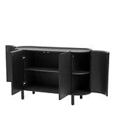 Streamdale Furniture Luxurious Sideboard with Adjustable Shelves for Any Room