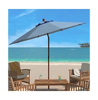 Safavieh Cannes 9Ft Wooden Outdoor Umbrella