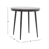 Safavieh Nylah Marble Side Table