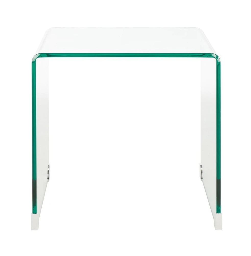 Safavieh Cowan Tempered Glass Side Table