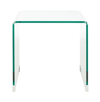 Safavieh Cowan Tempered Glass Side Table