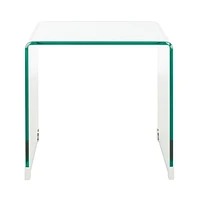 Safavieh Cowan Tempered Glass Side Table