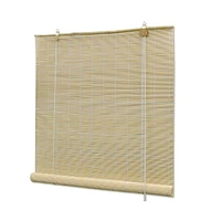 vidaXL Natural Bamboo Roller Blinds 39.4"x63"