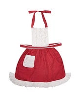 Design Imports Red Polka Dot Apron