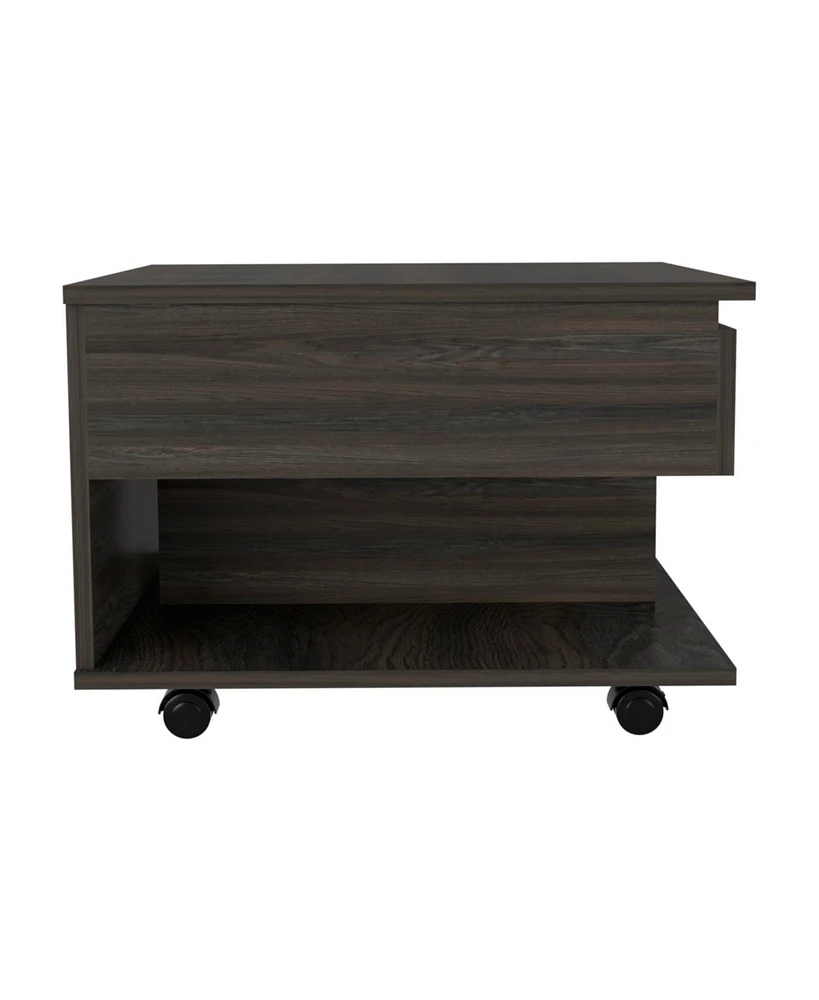 Simplie Fun Luanda Lift Top Coffee Table, Casters, One Shelf