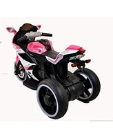 Simplie Fun Electric Ride On Motorcycle for 3-4 Years Girl