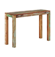 vidaXL Console Table 43.3"x13.8"x29.9" Solid Reclaimed Wood