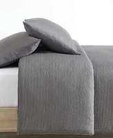 Calvin Klein Seersucker 3 Piece Comforter Set
