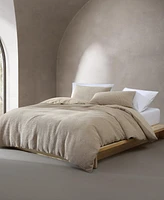 Calvin Klein Microwaffle Melange 3 Piece Duvet Cover Set