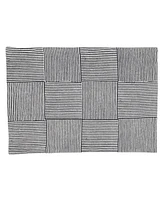 Saro Lifestyle Artisan Block Print Placemat Set of 4, 14"x20"