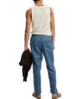 Cotton On Men's Linen Drawstring Pants