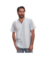 Px Men's Clothing Striped Linen Cotton Shirt