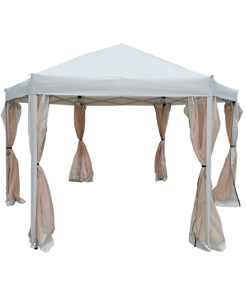 Streamdale Furniture 13 Ft. W X 13 Ft. D X 9.2FT Pop-Up Gazebo Tent Outdoor Canopy