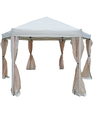 Streamdale Furniture 13 Ft. W X 13 Ft. D X 9.2FT Pop-Up Gazebo Tent Outdoor Canopy