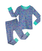 Mightly Big Girls Rebel x Kids' Fair Trade 100% Organic Cotton Tight Fit Pajamas, 2-Piece Set