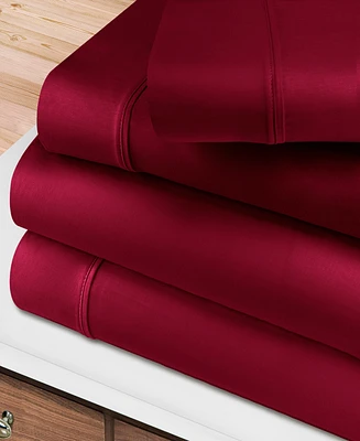 Superior Egyptian Cotton 400 Thread Count Solid Deep Pocket Sheet Set