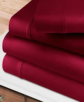 Superior Egyptian Cotton 400 Thread Count Solid Deep Pocket Sheet Set