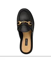 Nine West Women's Duntal Slip-On Round Toe Casual Loafer Mules