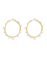 Mignonne Gavigan Isla Pearl Hoop