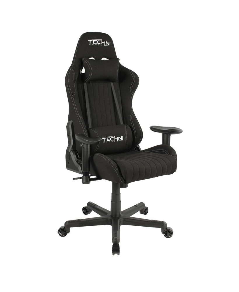 Simplie Fun Fabric Ergonomic High Back Racer Style Pc Gaming Chair