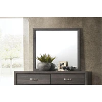 Streamdale Furniture Valdemar Mirror In Weathered Gray