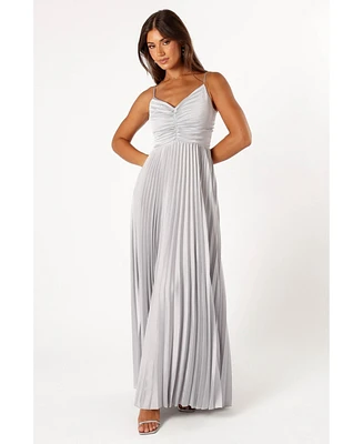 Petal and Pup Women's Naira Pleated Maxi Dress