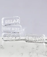 Paroles Bravo Glass Paperweight