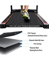 Streamdale Furniture Folding Treadmill Electric Running Machine Walking Jogging Machine With 3 Level Incline 12