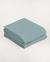 Color Sense 300 Thread Count 100% Cotton Sateen Pillowcase Set, King
