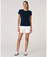 Rebody Active Women's Essentials Fitted Short Sleeve Top