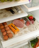 Design Imports Fridge Liner Collection Non-Adhesive, Cut to Fit, 12x24", Cream Market, 6 Piece