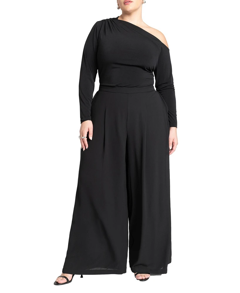 Eloquii Women's Wide Leg Pant