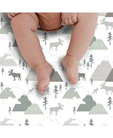 Trend Lab Mountain Baby Cotton Changing Pad Cover by