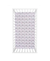 Trend Lab Woodland Portraits Deluxe Flannel Fitted Crib Sheet