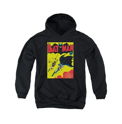 Batman Boys Youth First Pull Over Hoodie / Hooded Sweatshirt