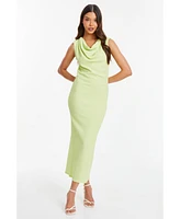 Quiz Women's Cowl Neck Midi Dress