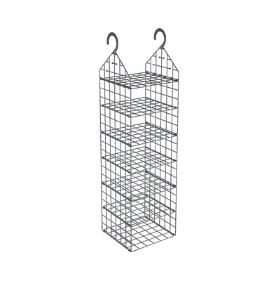 vidaXL Hanging Closet Organizer with 7 Shelves