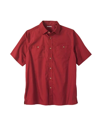 KingSize Big & Tall Short-Sleeve Pocket Sport Shirt