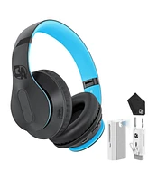 Bolt Axtion Wired Headphones Over Ear HiFi Stereo with Microphone and 6EQ Modes Foldable