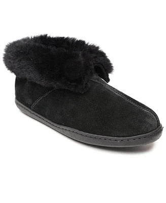 Minnetonka Women's Ankle Boot Slippers