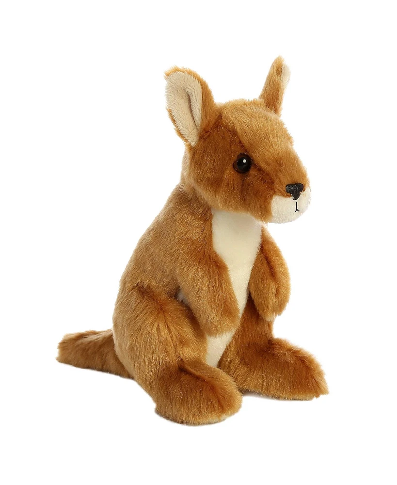 Aurora Small Kangaroo Mini Flopsie Adorable Plush Toy Brown 8"