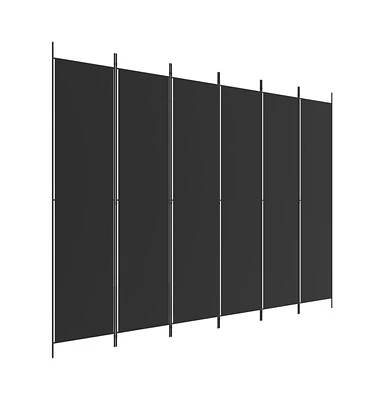 vidaXL 6-Panel Room Divider 118.1"x86.6" Fabric